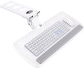 HUANUO Keyboard Tray Under Desk, 360 Adjustable Ergonomic Sliding Keyboard & Mouse Tray, Under Desk Keyboard Tray Slide Out, Keyboard Holder Under Desk for Typing in Home, Office Work, 25"W x 9.84"D