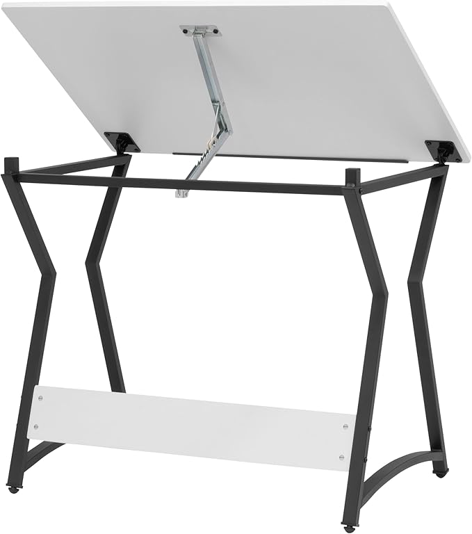 SD Studio Designs Hourglass Craft Table Angle Adjustable Drafting Table, Table