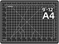 DIYSELF Cutting Mat 9in×12in, Cutting Mats for Crafts, Self Healing Cutting Mats A4, Fabric Cutting Mat Double Side for Sewing, Quilting, Rotating Craft Mat for Desktop, Matting & Mounting Materials