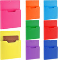 gisgfim 8 Pcs Magnetic Wall File Organizer Magnetic File Paper Holder Hanging Refrigerator Magazine Mail Holder for Planners Letters Documents Whiteboard Classroom Office Home (Colorful,10 x 13 Inch)