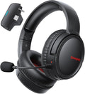 BINNUNE Wireless Gaming Headset for Xbox Series X|S & Xbox One, Low Latency Wireless + Bluetooth, Flip-to-Mute Noise Cancelling Mic, 50mm Drivers, 40H Battery, Over-Ear Headphones