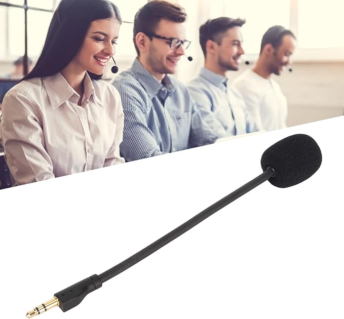 Diyeeni Replacement Game Mic for G PRO and G PRO X, Detachable Microphone Boom, PC Gaming Headsets Mic with 3.5mm Jack, Reduces Noise