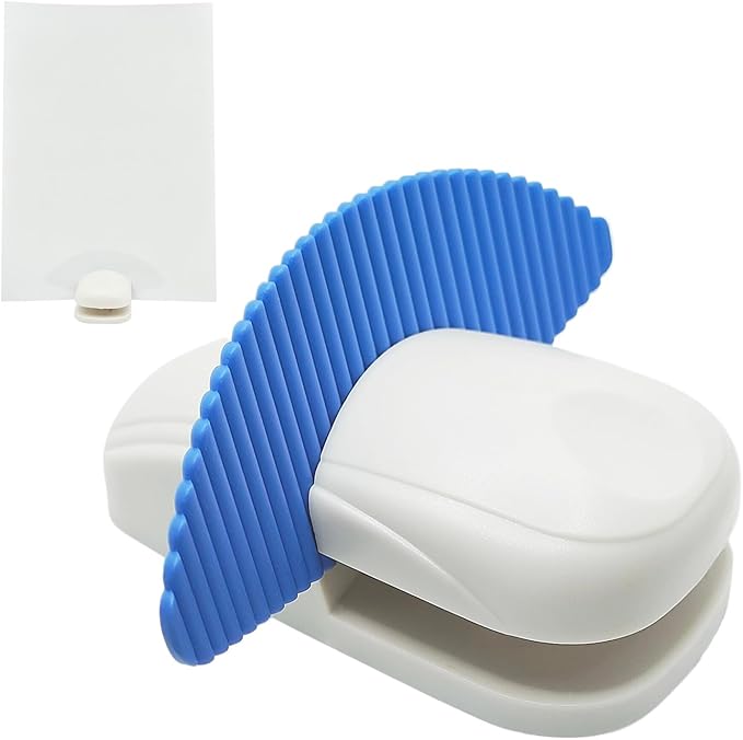 Portable Paper Holder Stand for Desk, Paper Stand for Desk When Typing, Document Holder, Compact Reading Clip Holder, A4 Clamp for Office Typing Reading (Blue)