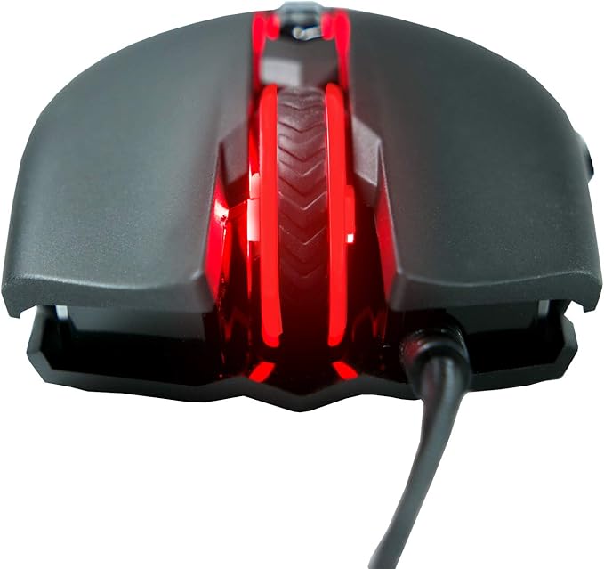 Bloody SP80 Optical Switch Gaming Mouse - Fastest Mouse Switch in Gaming - Enthusiast Grade Gaming Sensor - 8 Programmable Buttons - Non-Slip Rubberized Texture - Black - 16,000 FPS