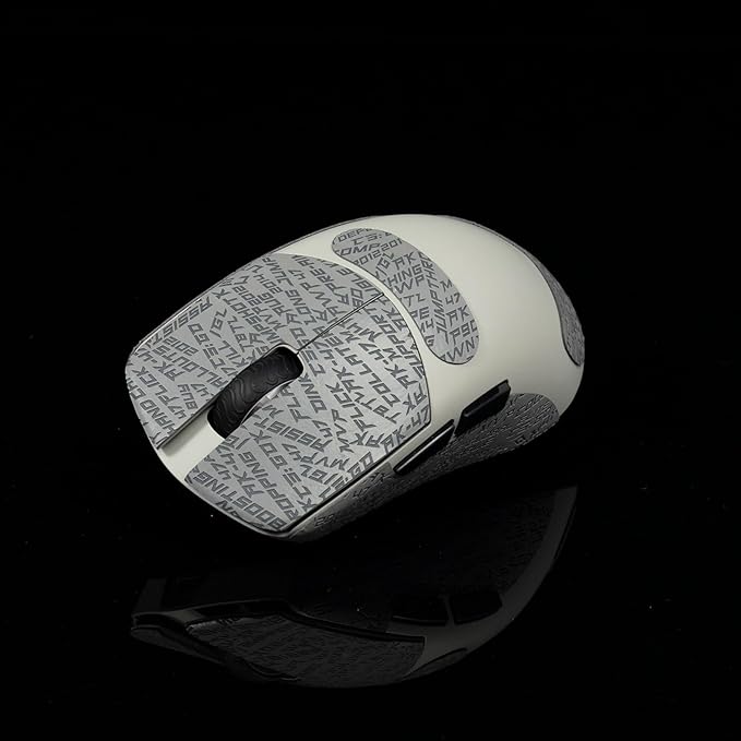 Grip Tape for Lamzu Maya X - Anti-Slip,Enhanced Control, Sweat Resistance,Improves FPS Gaming Grip & Mouse Protection [Pre-Cut] CS Gray 0.3mm
