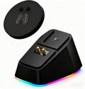 for Logitech G PRO X Superlight/2/2 Dex Dedicated Black Wireless Mouse Charger 11 RGB Modes, Compatible with DeathAdder v2 Pro and Other Gaming mice Gaming Gear for Esports Players (Black)