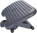 Adjustable Foot Rest for Under Desk, Ergonomic Footrest with Pebble Massage, Tilt and Height Adjustable Foot Stool for Home Office, Portable Leg Support for Desk Chair