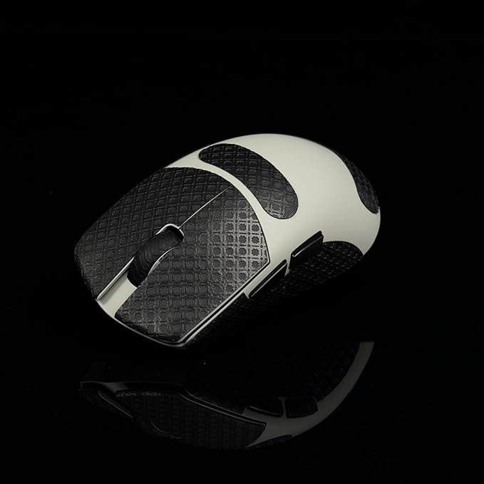 Grip Tape for Lamzu Maya X - Anti-Slip,Enhanced Control, Sweat Resistance,Improves FPS Gaming Grip & Mouse Protection [Pre-Cut] Black Thin 0.3mm