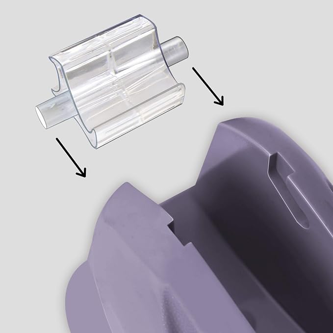 Acrimet Premium Desktop Tape Dispenser, Plastic, Non-Skid Base (Heavy Duty) (Purple Color)