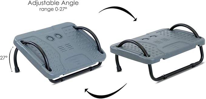 Furinno Hidup New Pebbles Therapy Technique Adjustable Angle Footrest