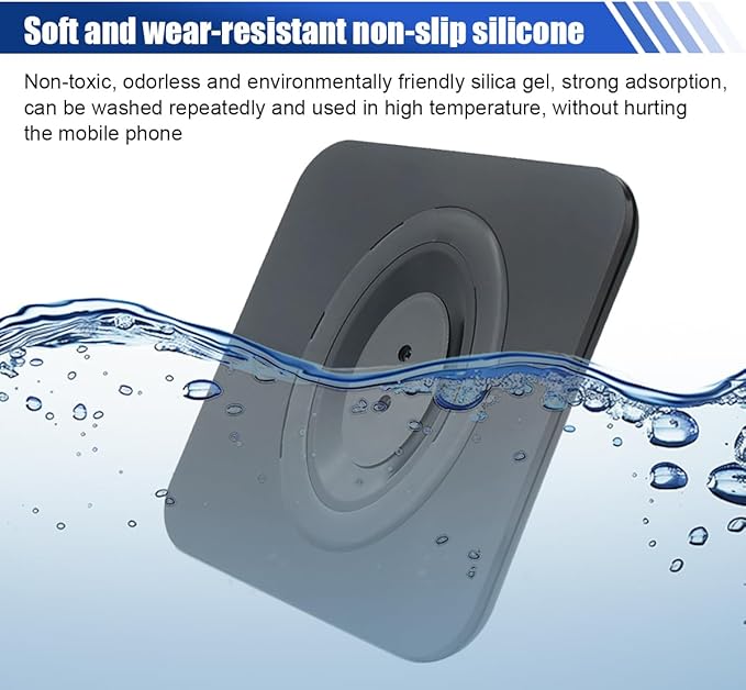LAINLOY Car Phone Holder Mount, Non-Slip Desk Phone Holder, Silicone Carbon Fiber Car Dashboard Cell Phone Pad for iPhone Pro Max SE XS XR Plus, Galaxy