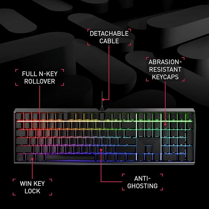 CHERRY MX Board 3.0 S Wired Mechanical Keyboard Aluminum Housing MX Red Silent Switches for Gaming and Office, Black (Renewed)