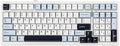 EPOMAKER x Aula F99 Wireless Mechanical Keyboard, Hot Swappable Gasket Custom Gaming Keyboard with Five-Layer Padding, BT/2.4GHz/USB-C, 8000mAh Battery (White Blue, Graywood V3 Switch)