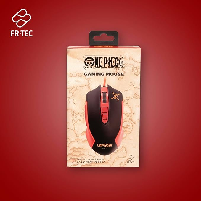 FRTEC - Wired Gaming Mouse, One Piece Luffy, Compatible with PC, Mac, PS5, Xbox Series X/S (One Piece Mouse)