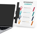 HAUTOCO Monitor Mount Document Clip, Document Holder for Typing Clips to Laptops & Monitors, Adjustable Removable Stand, Adhesive Mounts Left or Right, Holds Up to 20 Sheets for Recipes, Study, Office