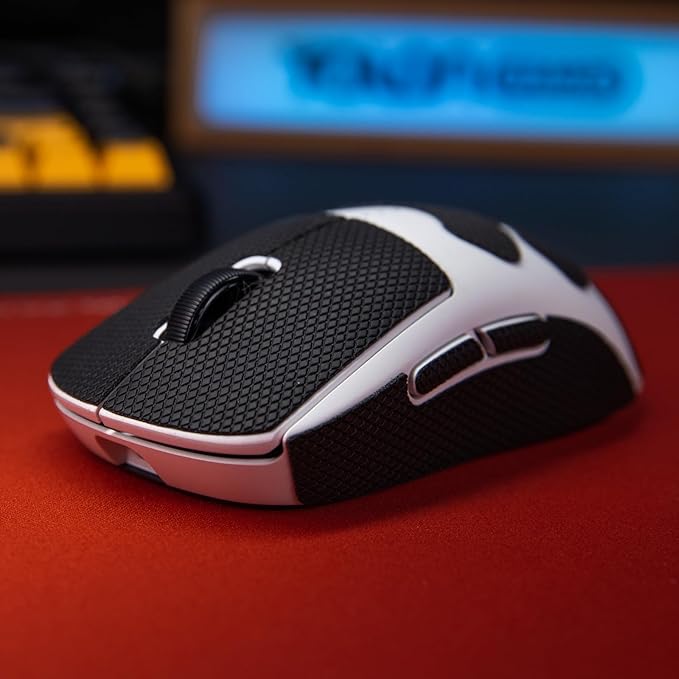 TALONGAMES Mouse Anti Slip Grip Tape Compatible with Logitech G PRO 2 Lightspeed Wireless Gaming Mouse, Palm Sweat Absorption, Thin 0.5mm, Cut to Fit, Easy to Apply, Mouse Skin