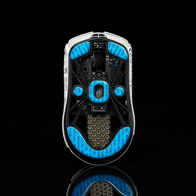 V2 Mouse feet for LAMZU Maya | Smooth Glide | Rounded Edges | Anti-Dust | Pro Gamer Approved - 0.7mm Pure PTFE Gaming Upgrade Skates (2-Pack)