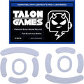 2Sets of TALONGAMES Rounded Curved Edges Mouse Skates Feet Compatible with Logitech G PRO 2 Lightspeed Wireless Gaming Mouse Feet Replacement,0.8mm,Pure PTFE Material Super Smooth Glide Pads