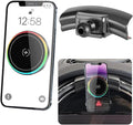 Car Magnetic Phone Holder Mount for MINI F54 F55 F56 F57 F60 [ 2022 2023 2024 F-Series Clubman/Convertible/Hardtop 2 & 4 Door] and 2021-2024 Countryman Auto Accessories Best Fast 15W Wireless Charger