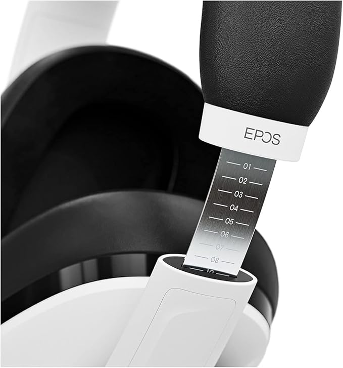EPOS H3 Closed Acoustic Gaming Headset with Noise-Cancelling Microphone - Plug & Play Audio - Around The Ear - Adjustable, Ergonomic - for PC, Mac, PS4, PS5, Switch, Xbox - White
