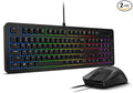 Lenovo Legion KM310 RGB Wired Gaming Keyboard & Mouse Combo - K310 Keyboard w/Silent Operation & Compact Water-Resistant Design - M300S Mouse with 8000 Adjustable DPI, 220 IPS, 6 Programmable Buttons