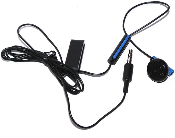 Official Headset Earbud Headphone Microphone Earpiece For Sony Playstation 4 PS4 (Original Version)