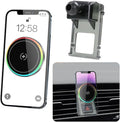 Car Magnetic Phone Mount for Volkswagen VW Golf R/GTI 2015 2016 2017 2018 2019 2020 2021 Auto Interior Accessories Best Cellphone Holder Fast 15W Wireless Charger Cell Phones Charging Screen Stand