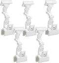 5pcs Sign Clips Clip Holder Sign Holder Clip Paper Holder for Table Top Clip On Sign for Paper Holder Computer Monitor Handy Artist Supplies Holder(5pcs White)