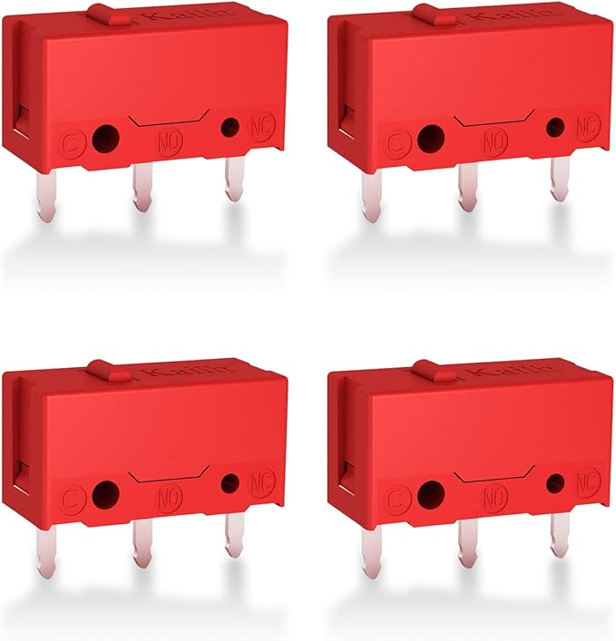 Red Kailh GM 4.0 Mouse Micro Switch for Gaming Mouse 4Pcs