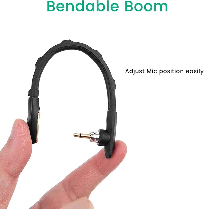 Smays Mic Replacement for Astro A40 / A40 TR Gaming Headset, Detachable Noise-Cancelling Boom Microphone Piece with Foam Cover