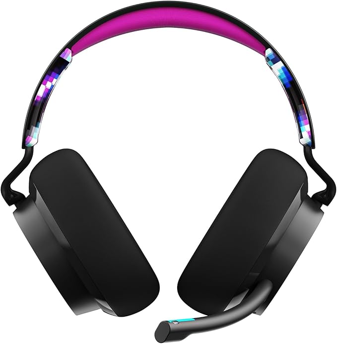 Skullcandy SLYR Multi-Platform Wired Gaming Headset, Removable Mic, Durable and Comfortable Lightweight Design, Ultra-Soft Memory Foam Ear Cushions, PC, Xbox, PlayStation - Black Digi-Hype