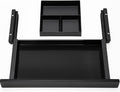 Under Desk Storage Drawer, 15.5Inch Shallow Under Desk Drawer Organizer