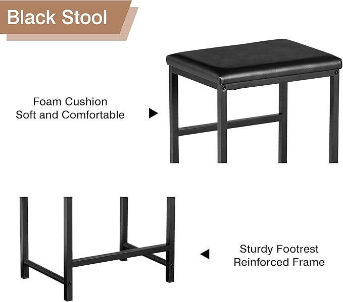VECELO Drafting Table Art Desk Art Table Adjustable Drawing Table Tilted Tabletop with 2 Storage Drawers and Stool, Drawing Desk for Artist Painters Drawing, Crafting, Reading, Writing, Black