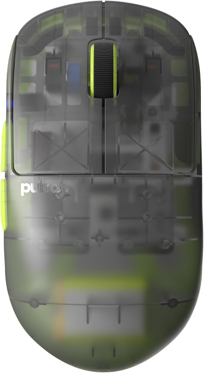 Pulsar Gaming Gears X2H Wireless Gaming Mouse, Ultra Lightweight 1.90 oz (54 g), Symmetrical, Optical Switch, 26000 DPI, PAW3395 Sensor (Medium, Wireless, Acidic Green) (Renewed)