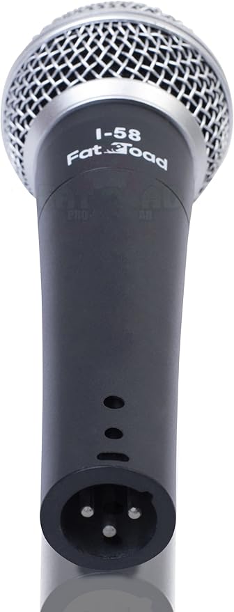 Fat Toad Cardioid Dynamic XLR Microphones (Live ResponsePRO Edition) 20 Pack – Handheld Unidirectional Mics with Clips for Vocal Studio, DJ Stage & Karaoke Use