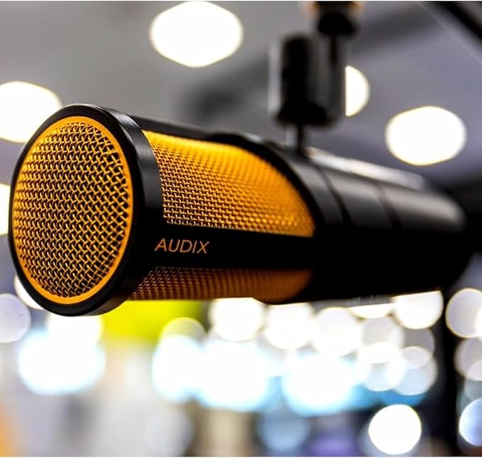 AUDIX PDX720 Large-Diaphragm Dynamic Microphone for Vocals and Broadcast - Black