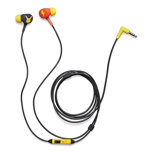 PowerA Wired Earbuds for Nintendo Switch - Pikachu Blossom, 3.5 mm, Wired, Officially Licensed