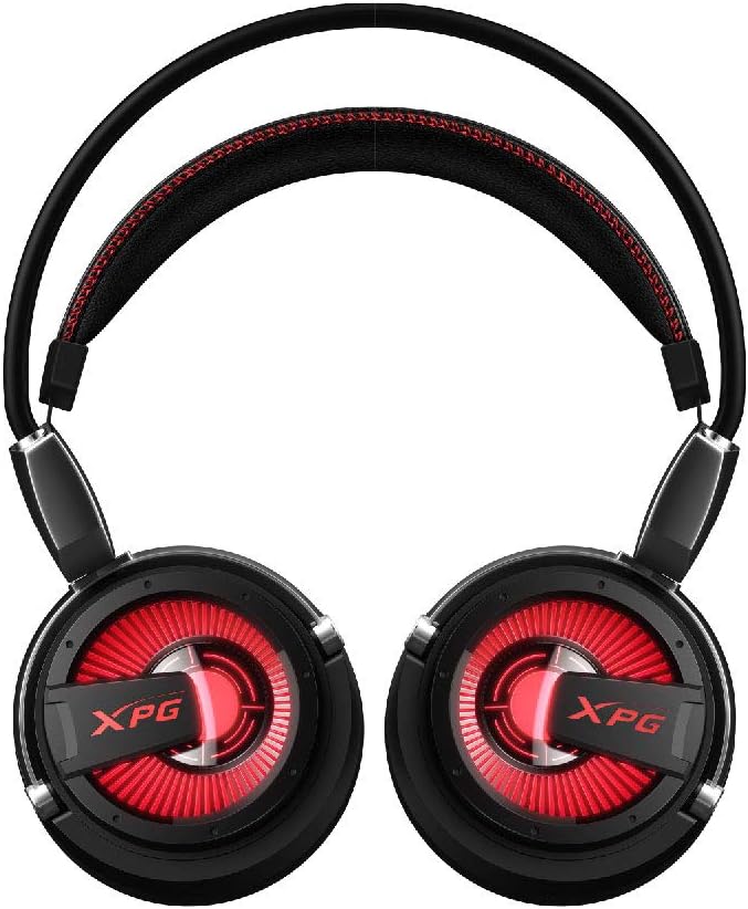 XPG Precog Gaming Headset with Mic Hi-Fidelity Dual Drivers 7.1 Virtual Surround Sound (XPG Precog), One Size
