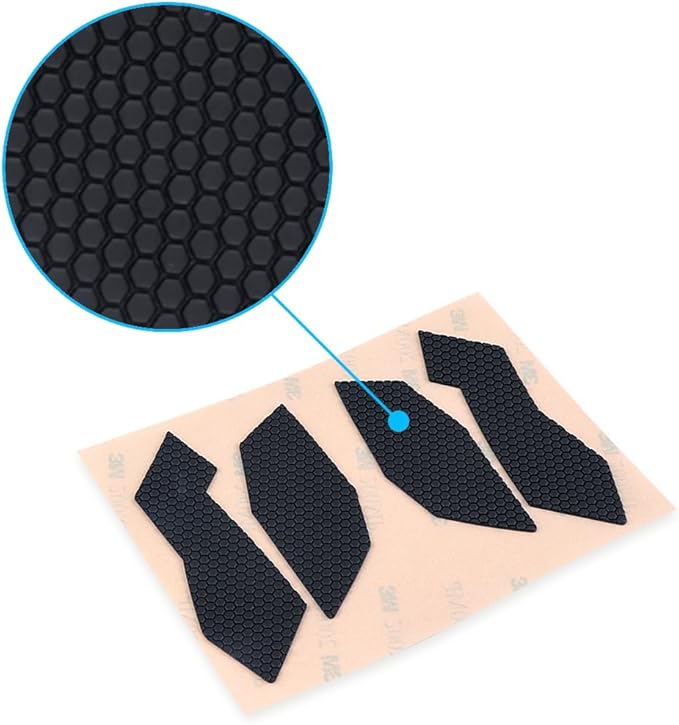 HUYUN New Mouse Top &Side Panel Cover case Stickers Antiskid Grip Tape Replacement for Logit G900/G903 Mouse 0.6mm