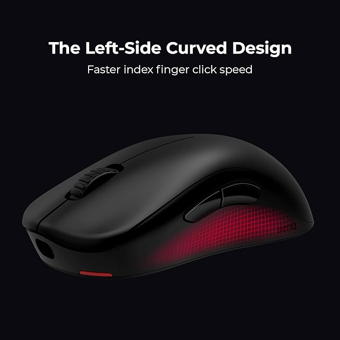 BenQ Zowie U2 Wireless Gaming Mouse | Esports, Sport Science | Enhanced Receiver | 60g Lightweight | 3200 DPI Sensor | 5 Buttons | 70 Hr Battery Life | Driverless