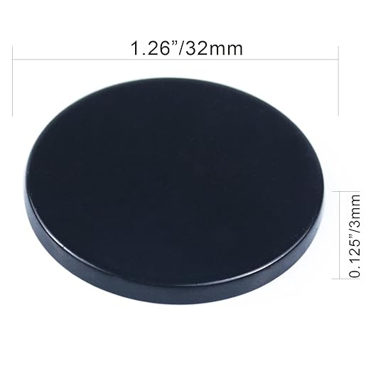 LOVIMAG Waterproof Strong Rare Earth Magnets,Super Strong Neodymium Disc Magnets with Epoxy Coating and Double-Sided Adhesive for Fridge, Scientific, Craft,Office etc, 1.26 inchx1/8 inch-Pack of 9