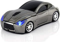 MGbeauty USB Wireless Mouse Sports Car Mouse Ergonomic Computer Cordless Optical Mice with LED Flash Light