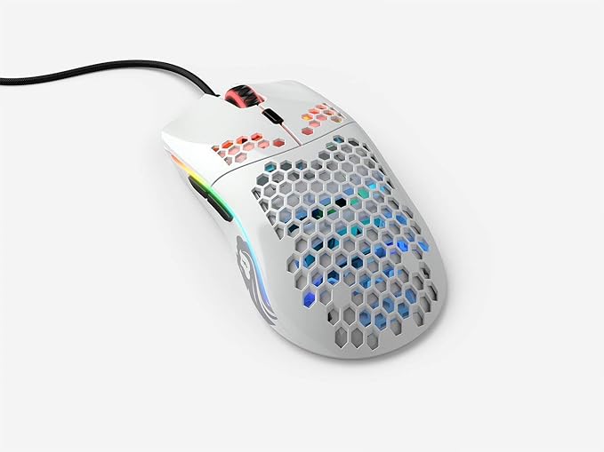Glorious Model O Gaming Mouse, Glossy White (Renewed)