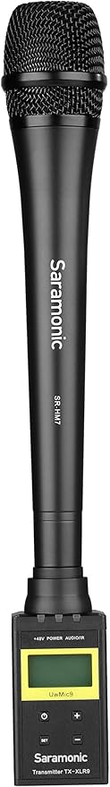 Saramonic Professional XLR Dynamic Hanheld Performance & Interview Microphone (SR-HM7),Black