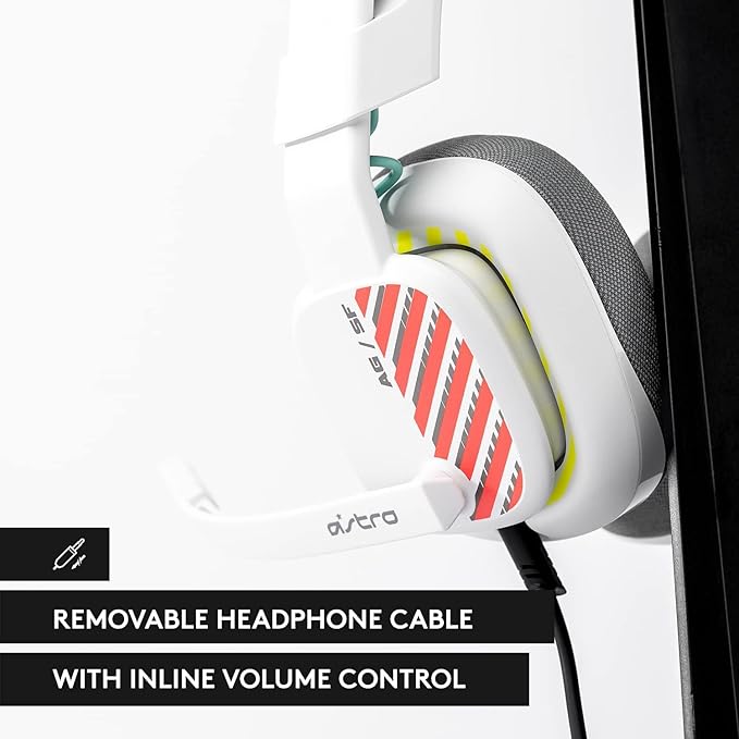 Astro A10 Gaming Gen 2 Wired Headset with flip-to-Mute Microphone for PS 5/4, and PC/Mac - White (Renewed)