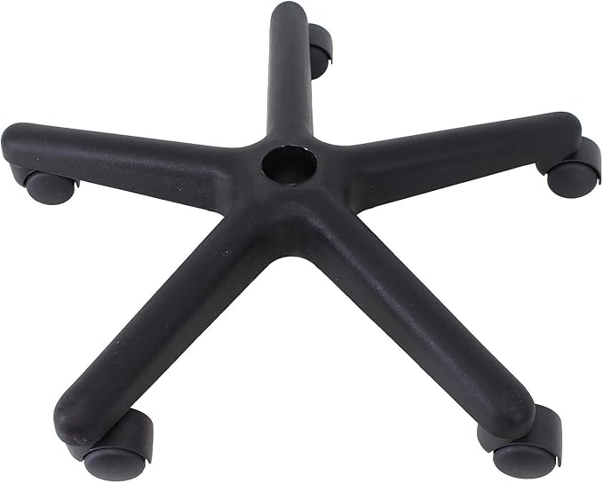 BenchPro Deluxe Polyurethane Chair With 18” Adjustable Footring and Heavy Nylon Base , 21"-31" Height Adjustment, 450 lbs Capacity