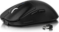 MAMBASNAKE M3 Wireless Gaming Mouse, 40K DPI, 39g Lightweight Gaming Mouse,PAW3395PRO Optical Sensor,Tri-Mode BT5.1/2.4G/USB-C PC Game Mice,Programmable Buttons,300mAh Battery for PC/Laptop/Mac(Black)