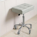 Kaleurrier Heavy Duty Stools with Wheels 400lb Backless Height Adjustable Stool - Rolling Stools Swivel Chair for Counter Bar Salon Office Home Kitchen Lab Clinic (Rolling Casters, Grey)
