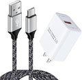 Android Fast Charging Plug - Rapid Micro USB Charger Cable Compatible for Samsung Galaxy S7,S6,J8,J7,J3V, LG Stylo 2 3 Plus,Moto G5,G5 Plus,E5 Play E6 E4
