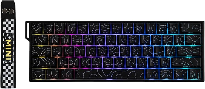 EPOMAKER Aula MINI60 HE Hall Effect Gaming Keyboard, 2.4GHz/BT, 8K Hz Polling, SOCD & DKS, Adjustable Actuation & Fast Trigger, PBT Keycap, 60% Wireless Mechanical Keyboard for Win/Mac (Max)